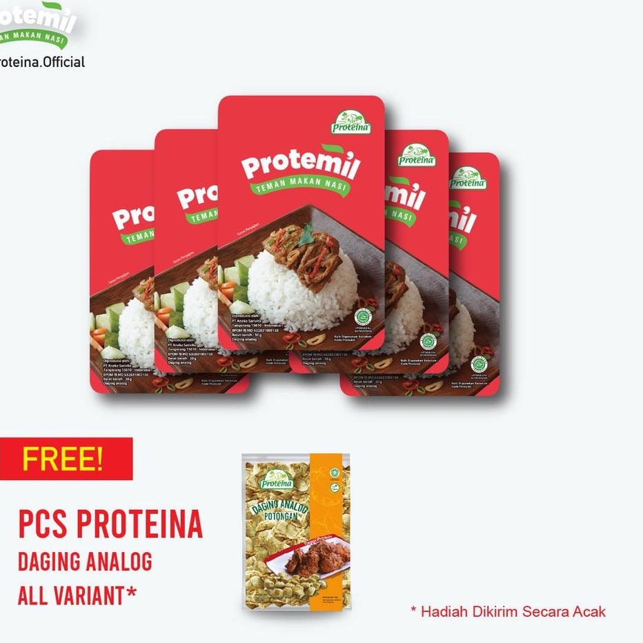 

✨New✨ Protemil 5pcs + FREE 1pcs Proteina Daging Analog gas !!