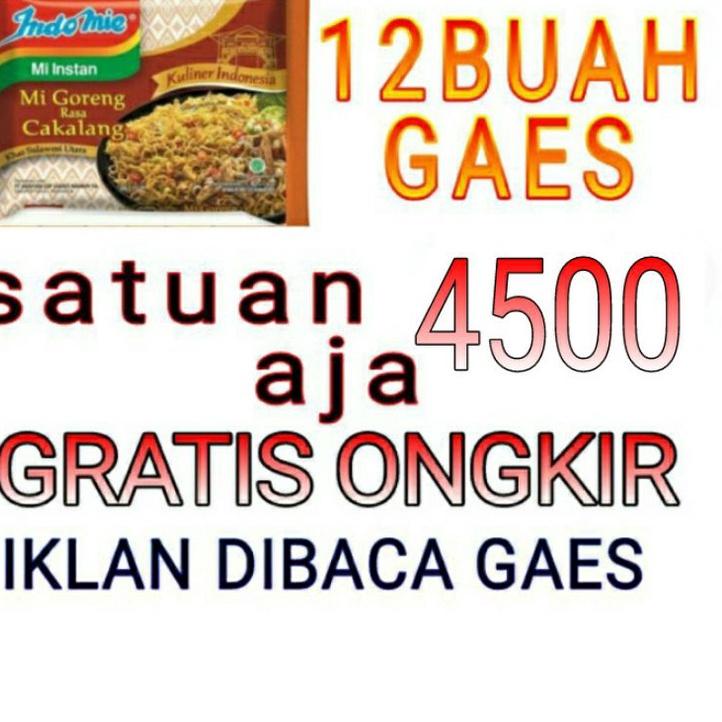 

☜ Indomie Cakalang GORENG Mie Instan 12 buah ☚