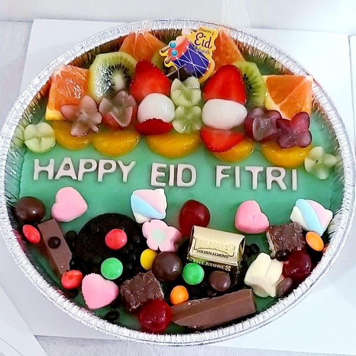 

Hampers puding Choco fruit Idul Fitri - Pandan