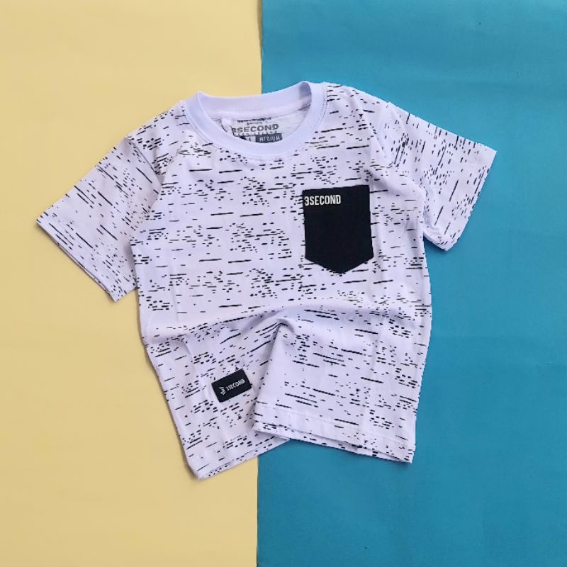 3SECOND KIDS BAJU ATASAN KAOS ANAK 3SECOND KAOS ANAK LAKI-LAKI KAOS ANAK PEREMPUAN KAOS ANAK LENGAN 