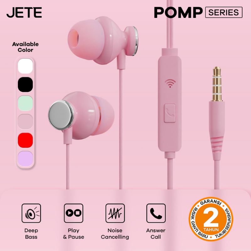 Headset ORI XIAOMI REDMI 10A 9A 8A 8APRO 7A 6A 5A 4A Earphone Xiaomi Original JETE POMP Garansi 2 Ta