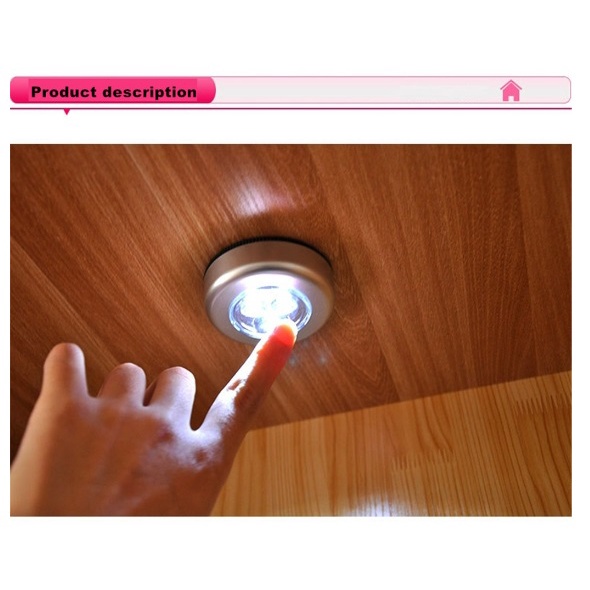 Stik N Klik Lampu Emergency Tempel LED Stick and Click Touch Lamp AAA Darurat Light