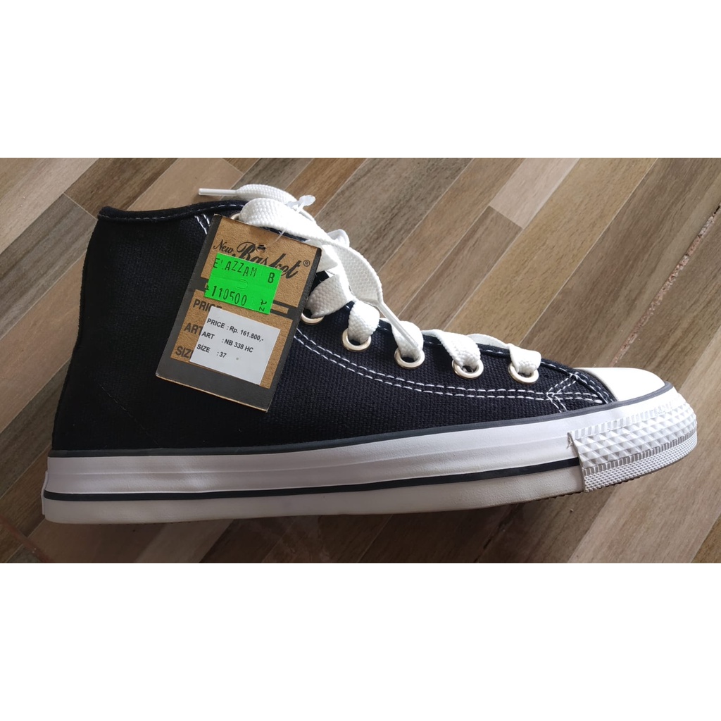 New Basket NB 338 HC Sepatu Sneakers Sepatu Campus Sepatu Pria Wanita Warna Hitam Putih