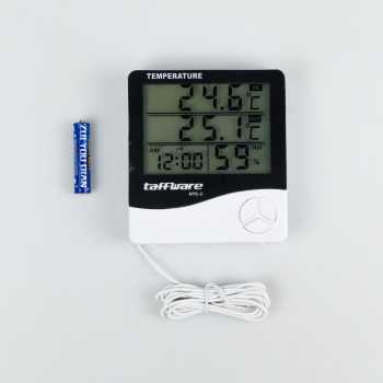 [KMZ]  Alat Pengukur Suhu Humidity Digital Temperature Meter Clock - HTC-2