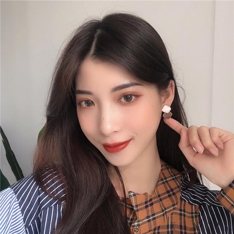 【COD】Temperamen Anting Sambungan Sederhana Kepribadian Manis Anting Kecil Serbaguna S925 Perak