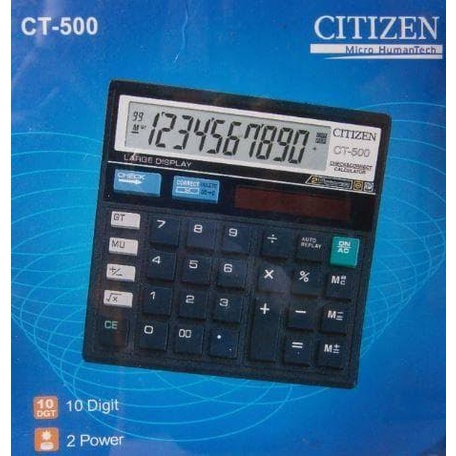 

Terlaris ✨ -KALKULATOR CITIZEN MICRO HUMAN TECH CT 512 CHECK AND CORRECT- 2.2.23