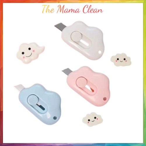 Cutter Mini Pisau Kecil Silet Bentuk Awan Travel Size