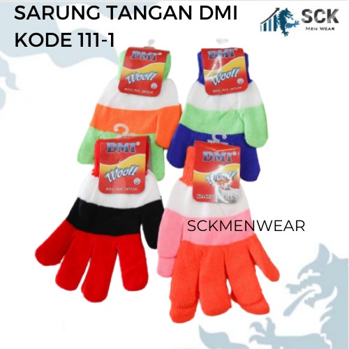 Sarung Tangan DMI STRIP 111-1 WARNA / Kaos Tangan Cewek Perempuan / Perlengkapan Otomotif - sckmenwear GROSIR