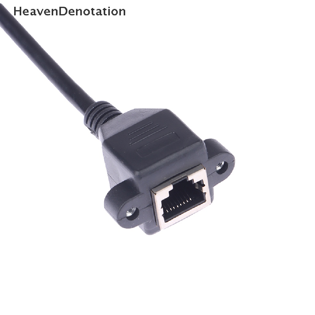 [HeavenDenotation] 0.5/1.5/2m RJ45 Male to Female Mount Jaringan LAN Extension Line Cord Kabel HDV