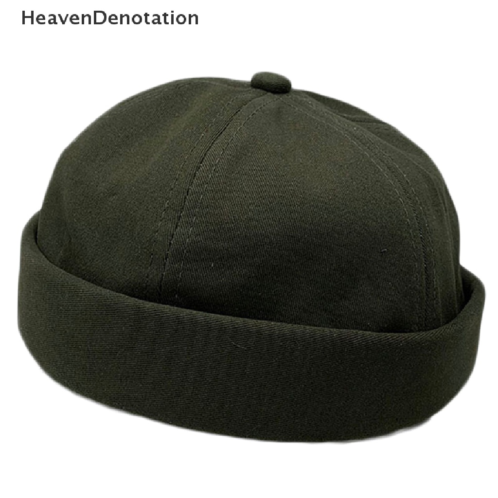 [HeavenDenotation] Brimless Hip Hop Beanie Kopiah Jalan Wanita Pria Kopiah Jalan Topi Rajut Portable Melon Cap Fashion Hiasan Kepala Caps HDV