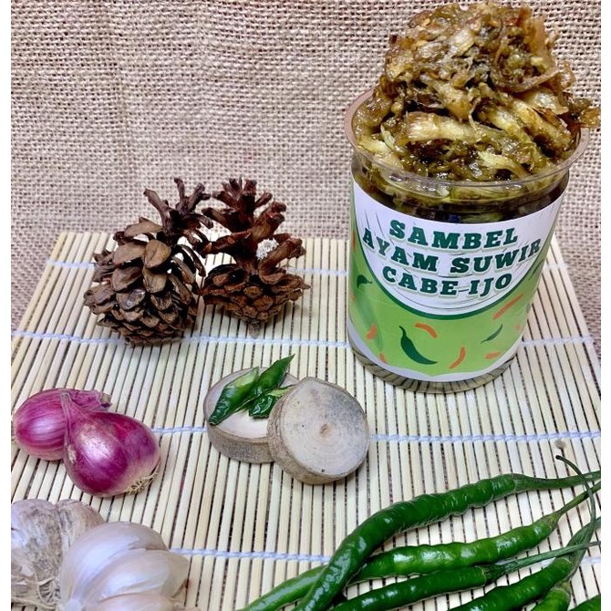

Sambel Ayam Suwir Cabe Ijo