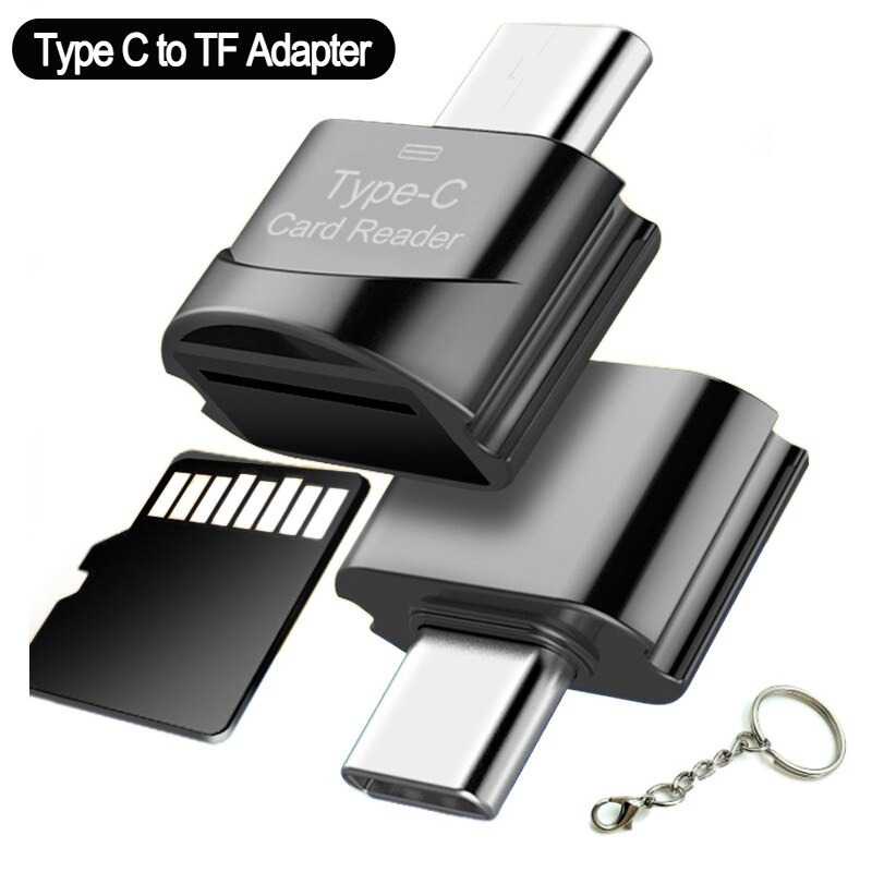 Ciaxy Mini OTG USB Type C to Micro SD Card Reader