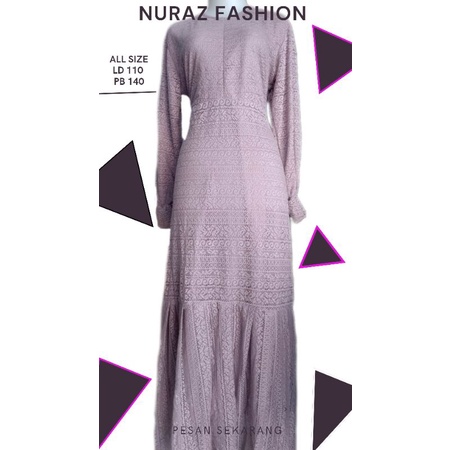 Gamis Aisyah Full Brukat / Gamis Wanita