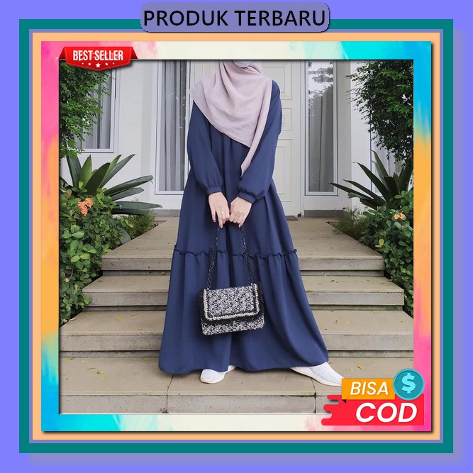 Gamis Remaja Terbaru Baju Lebaran 2023 Kekinian Gamis Wanita Model Terbaru Dress Muslim Gamis Terbar