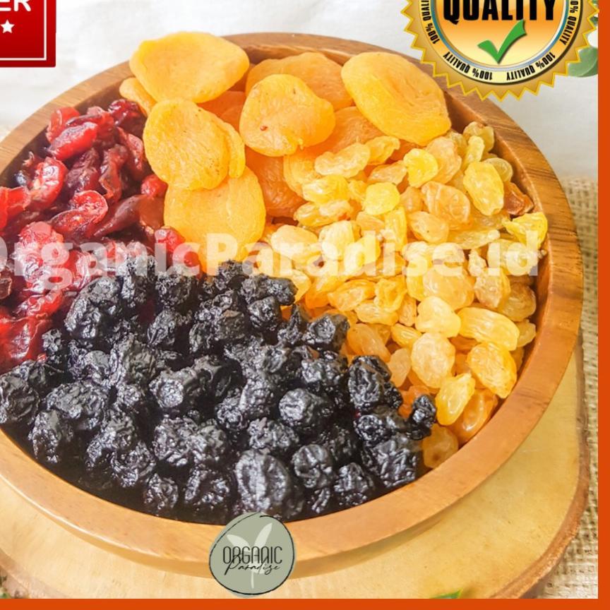 

☞ Buah Kering Campur 500 gram Premium / Mix Dried Fruit 500 gr Premium Quality ➴