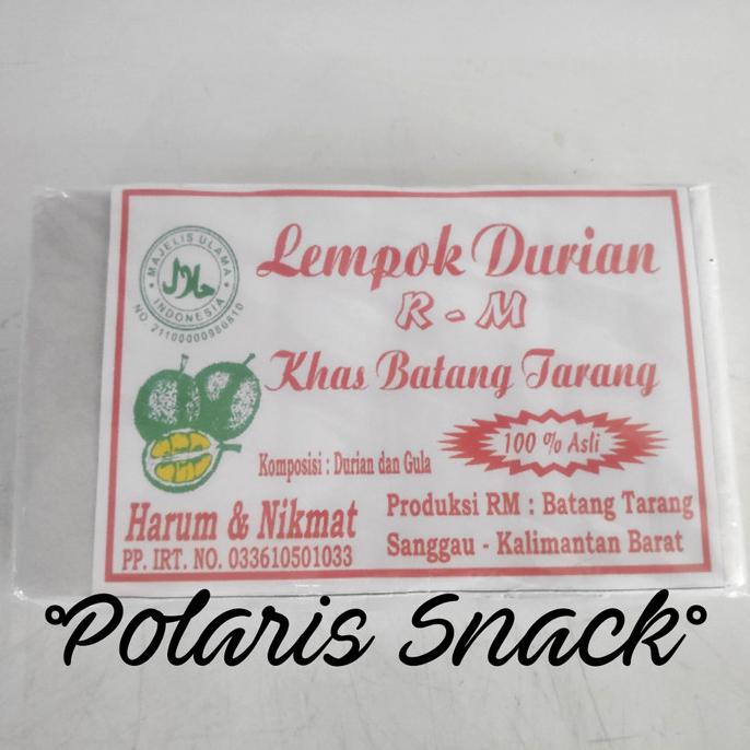 

Lempok Durian / Dodol Duren Pontianak Batang Tarang Halal TERLARIS