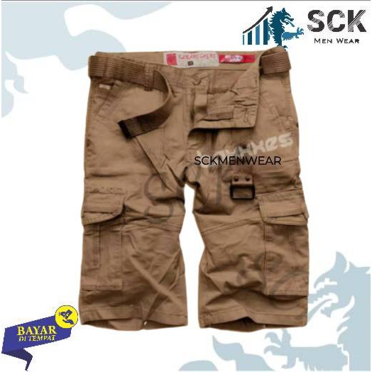 Celana Pendek Bawancheng Polos Cargo Pdl  size 28-38 / Bawahan Tactical Cargo Pria- sckmenwear GROSIR