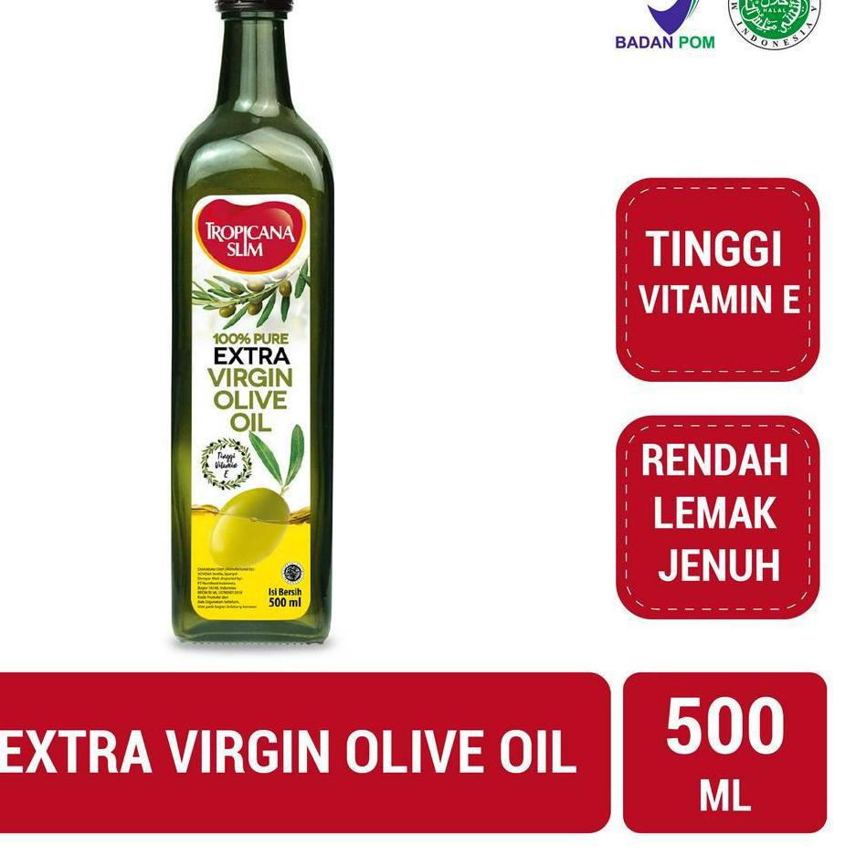 

❃ Tropicana Slim Extra Virgin Olive Oil 500ml - 100% Pure Extra Virgin Olive Oil ☂
