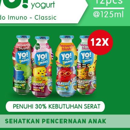 

✽ Yogurt Heavenly Blush YO Kiddo Imuno Classic 12 x 125 ml ♪