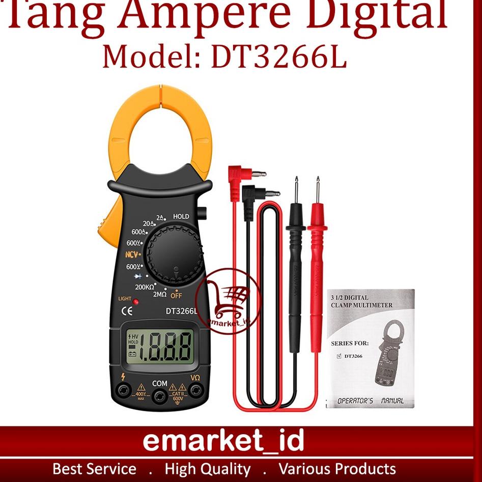 ℗ Tang Ampere Digital DT3266L / Clamp Meter DT 3266 L / Ampermeter / Multimeter ✶