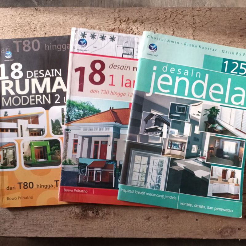 Majalah Desain Rumah 1 Lantai 2 Lantai.125 Desain Jendela Original New