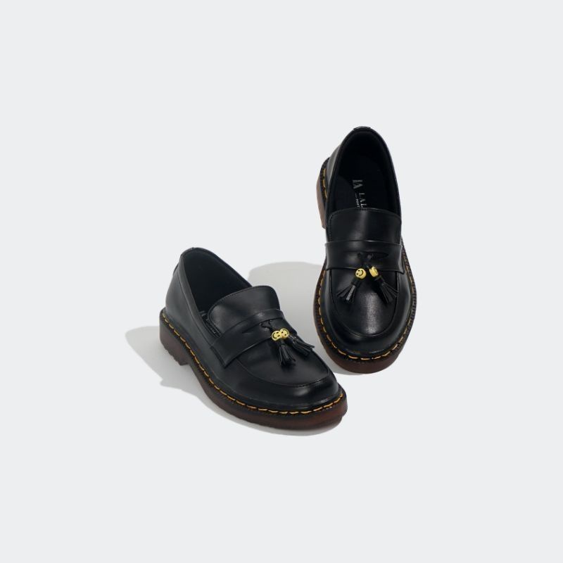 Sepatu slipon pria loafers Sepatu formal loafers pria hitam original &quot;SALVA MEN&quot; Sepatu dockmart Musim semi