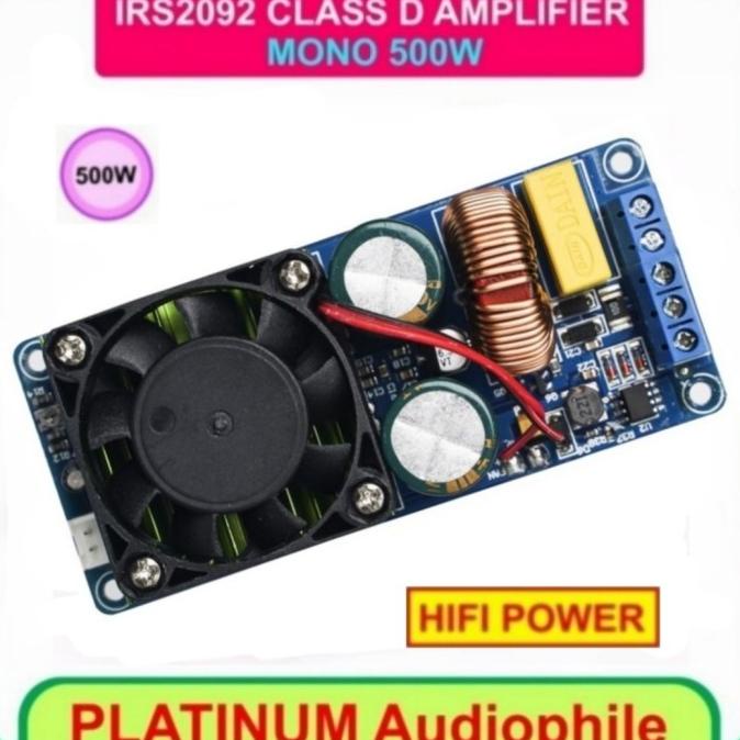 Irs2092 Amplifier Class D 500W Mono Irs2092S 500W Class D Amplifier