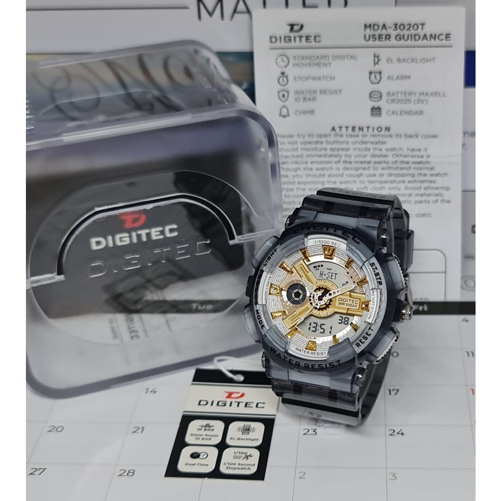 Jam Tangan Digitec MDA-3020 Original