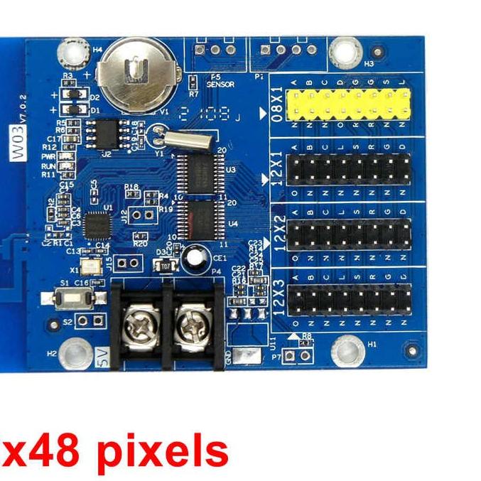 ۩ Controller Huidu HD-W03 W03 Wifi Panel Modul LED P10 P4.75 P7.62 Running Text HD-W00 W00 HD-W60 W6