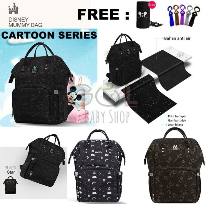Diaper Bag Tas Diaper Bag Disney Cartoon Series Ori
