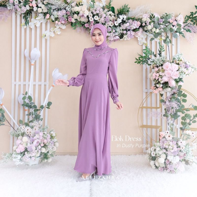Sale !!!! ✓✓ ELOK DRESS // GAUN MUSLIMAH - GAUN UNTUK PESTA - GAUN PESTA BUSUI - GAUN PESTA BUMIL - GAUN MUSLIMAH BUMIL - GAUN TERLARIS - GAUN TERBARU - GAUN WUDHU FRENDLY GAUN BUSUI FRENDLY - DRESS PESTA - DRESS PREMIUM