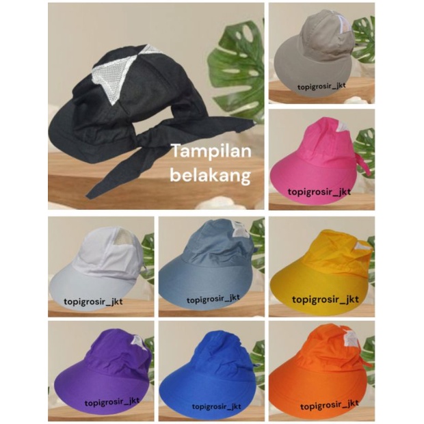 Topi Golf Caddy Polos Wanita/Topi Golf Caddy/Topi Pantai/Topi Pantai Keren