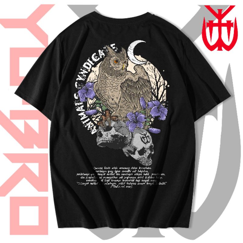 T-shirt YO•BRO ANIMALS CYNDICATE OWL 150 Vol 5 - Pria - Wanita