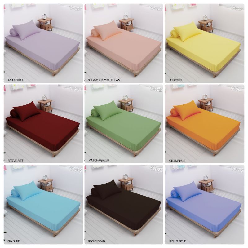 SEPRAI / SPREI POLOS SINGLE CALIFORNIA 120x200, 100x200 / SEPREI 120x200 SINGLE CALIFORNIA POLOS