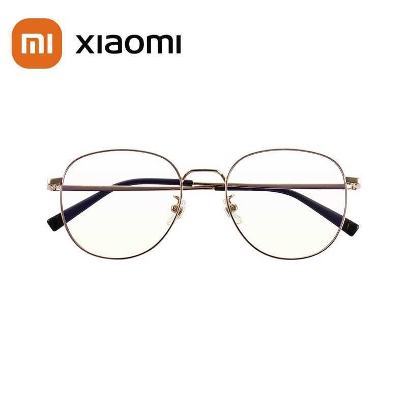Xiaomi Mijia Anti-Blue Glasses Bahan Titanium Blue Light Blocking Rate80% Lensa Nilon Titanium Temples 15.5g Mijia Glasses