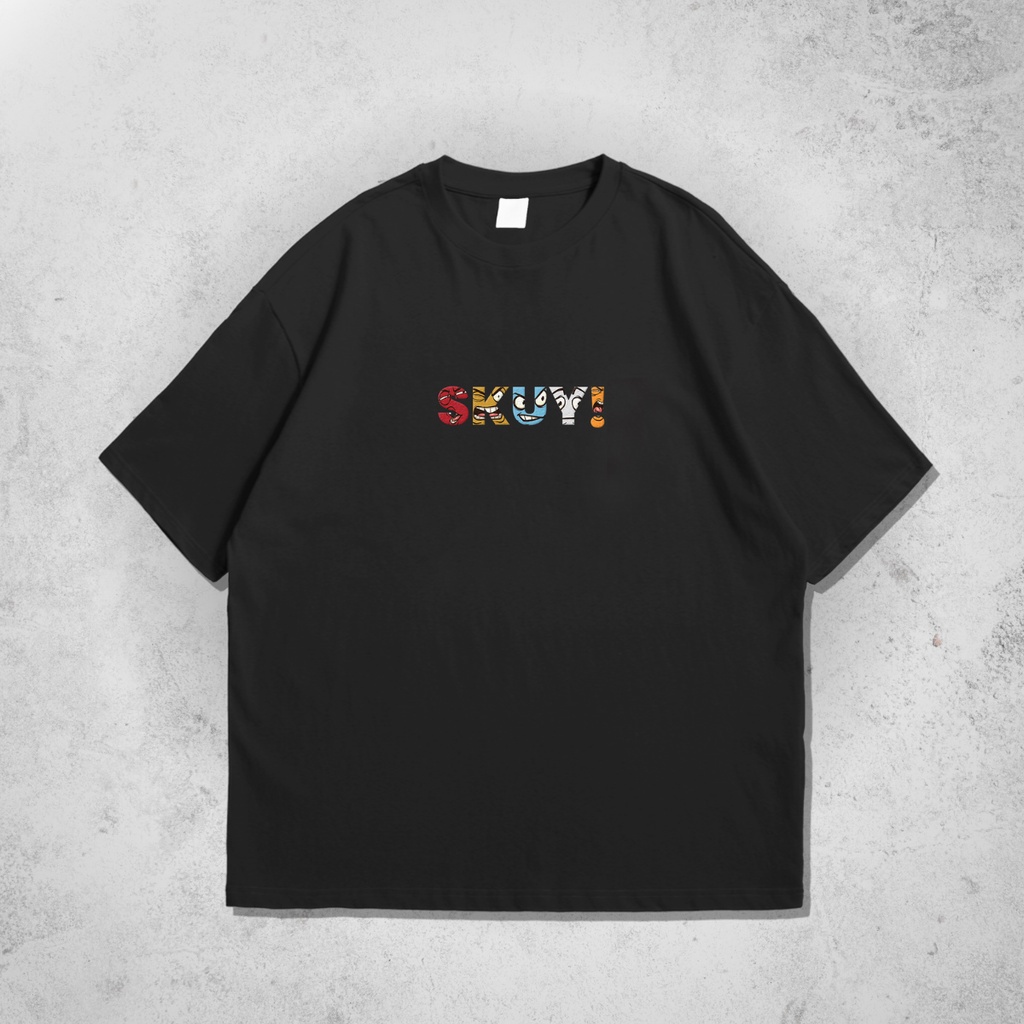 Kaos Oversize Skuy Dewasa Hitan Unisex | Zephyr Black SKY160