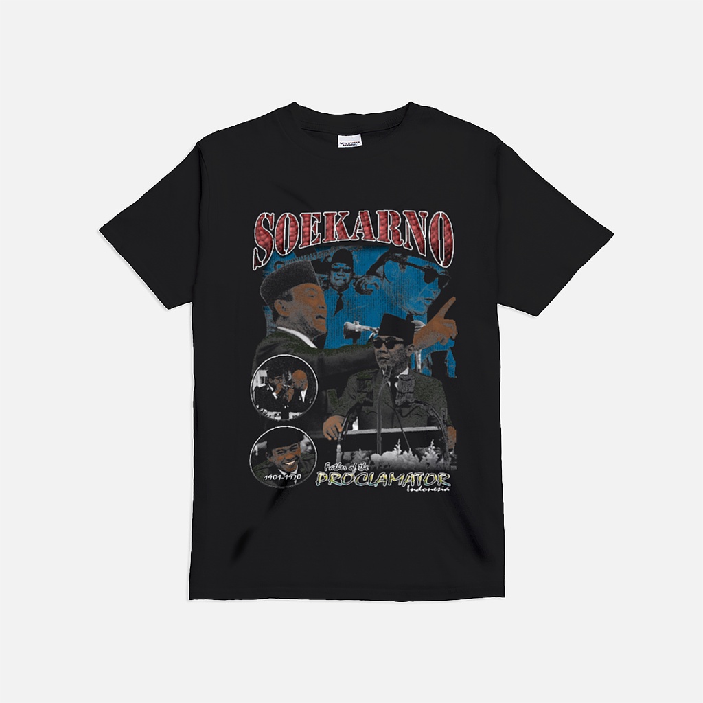 Soekarno Heavyweight T-Shirt vintage 90s bootleg design