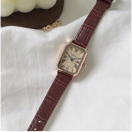 ONNIE Jam Tangan Casual Wanita Analog Gaya Retro Korea Trend 2022 watch