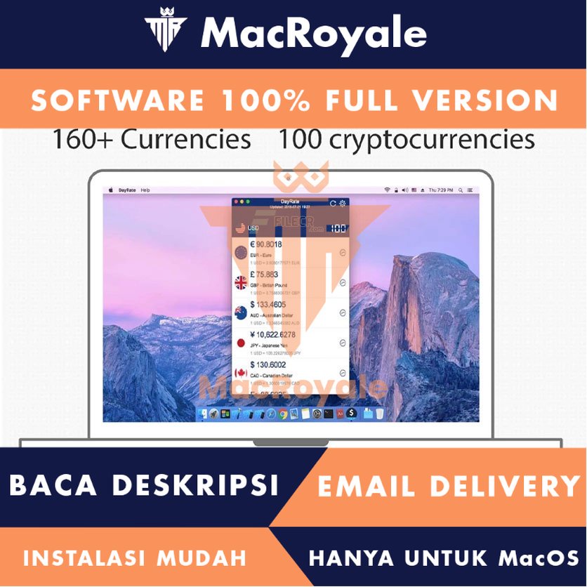 [MacOS] DayRate Full Version Lifetime Full Garansi