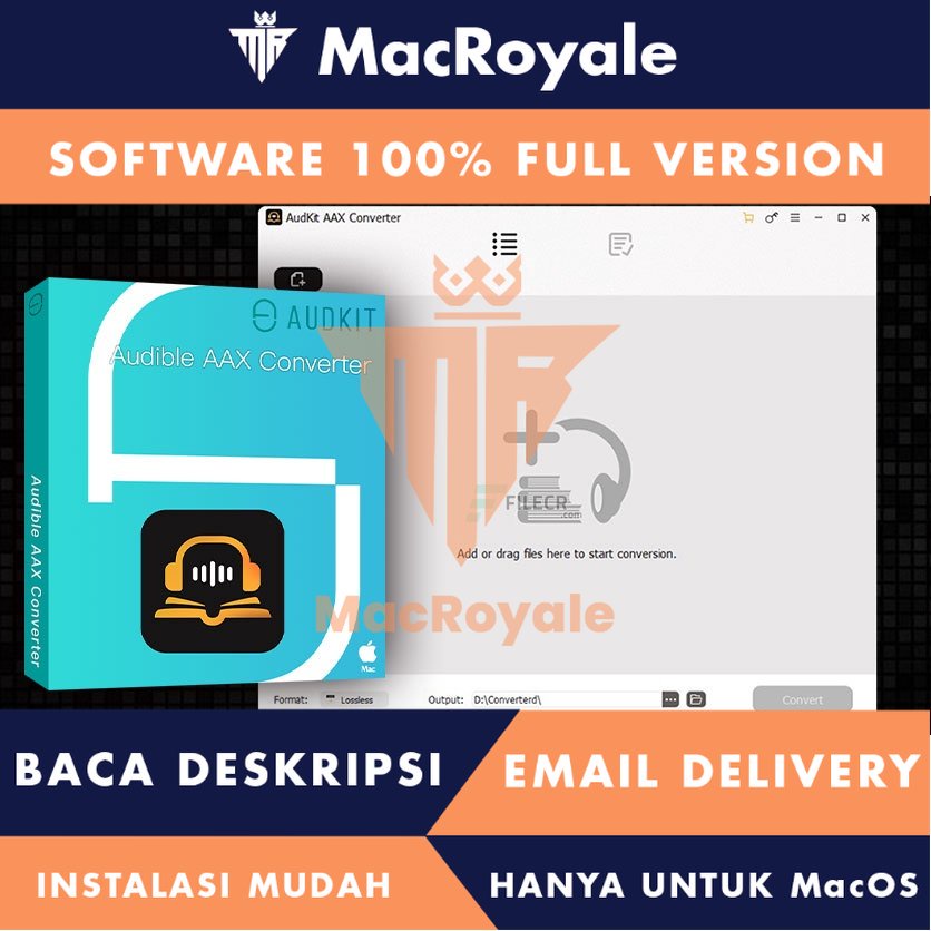 [MacOS] AudKit AAX Converter Full Version Lifetime Full Garansi