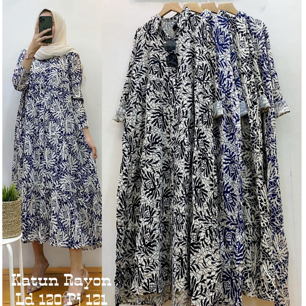 HELLOHOKKY - LONG DRESS/TUNIK  CORAK