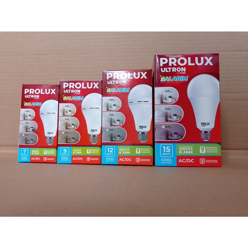 Lampu LED Bohlam LED Emergency LAMPU LED Emergency AC/DC PROLUX