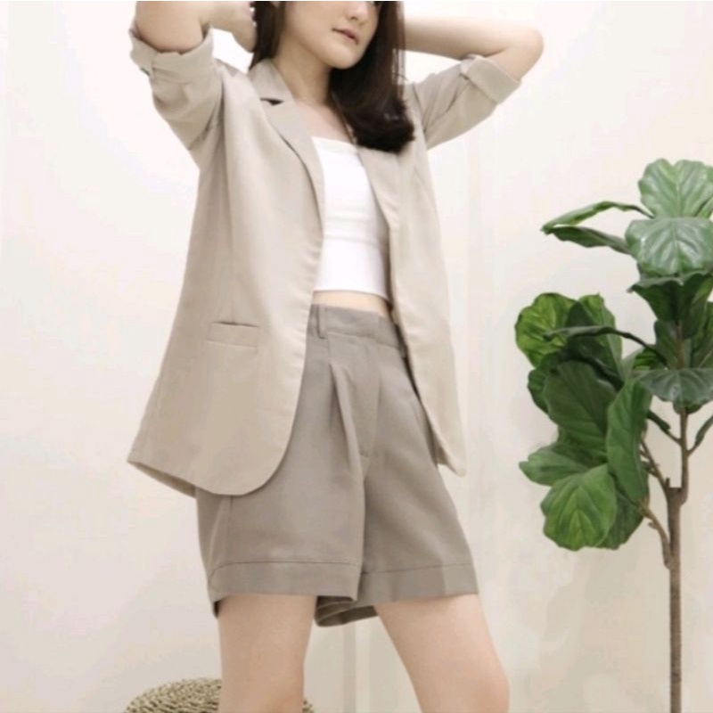 Lindis Blazer | Jas Wanita Blazer | Blazer Formal | Blazer Casual | Blazer Lengan Panjang Import