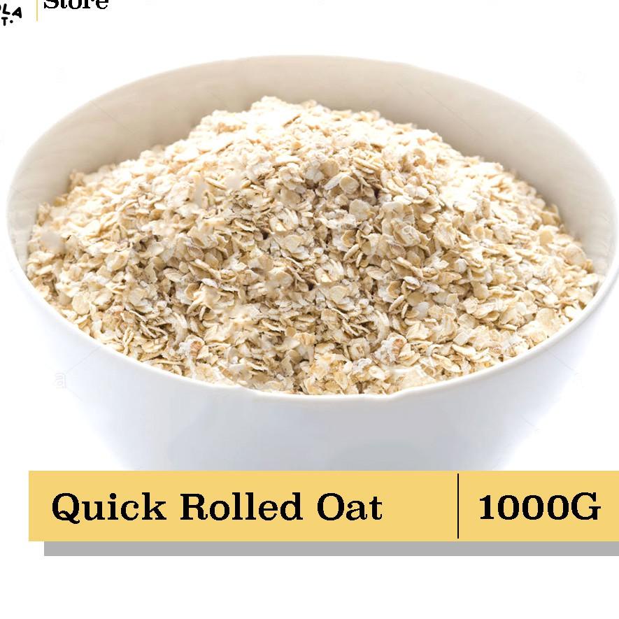 

✨12.12✨ Granola Addict - Quick Rolled Oat / Gandum Instant 1KG murah