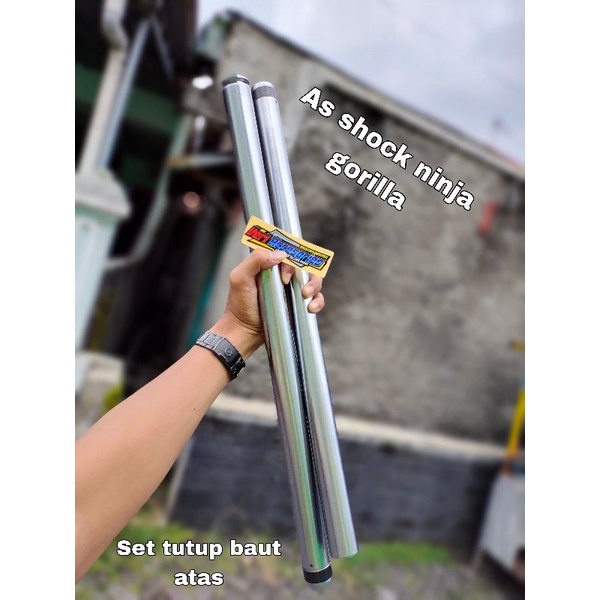 As shock depan ninja gorilla set tutup baut atas