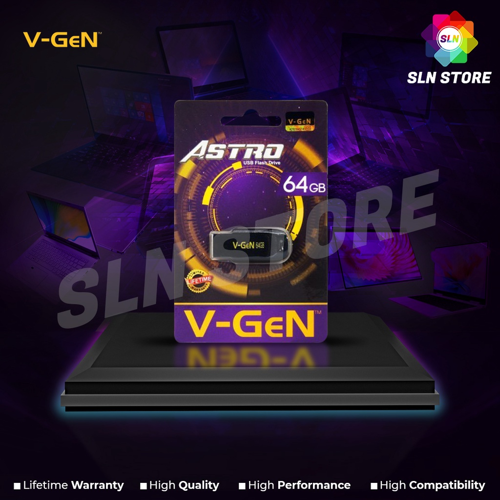 USB 64GB 2.0 V-GeN ASTRO Flash Disk Vgen Flash Drive Original 64 GB