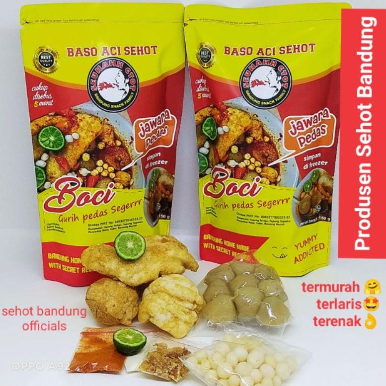 

Di⚡kon !! PAKET HEMAT Boci Baso Aci Sehot Jawara Pedas isi 8 pcs