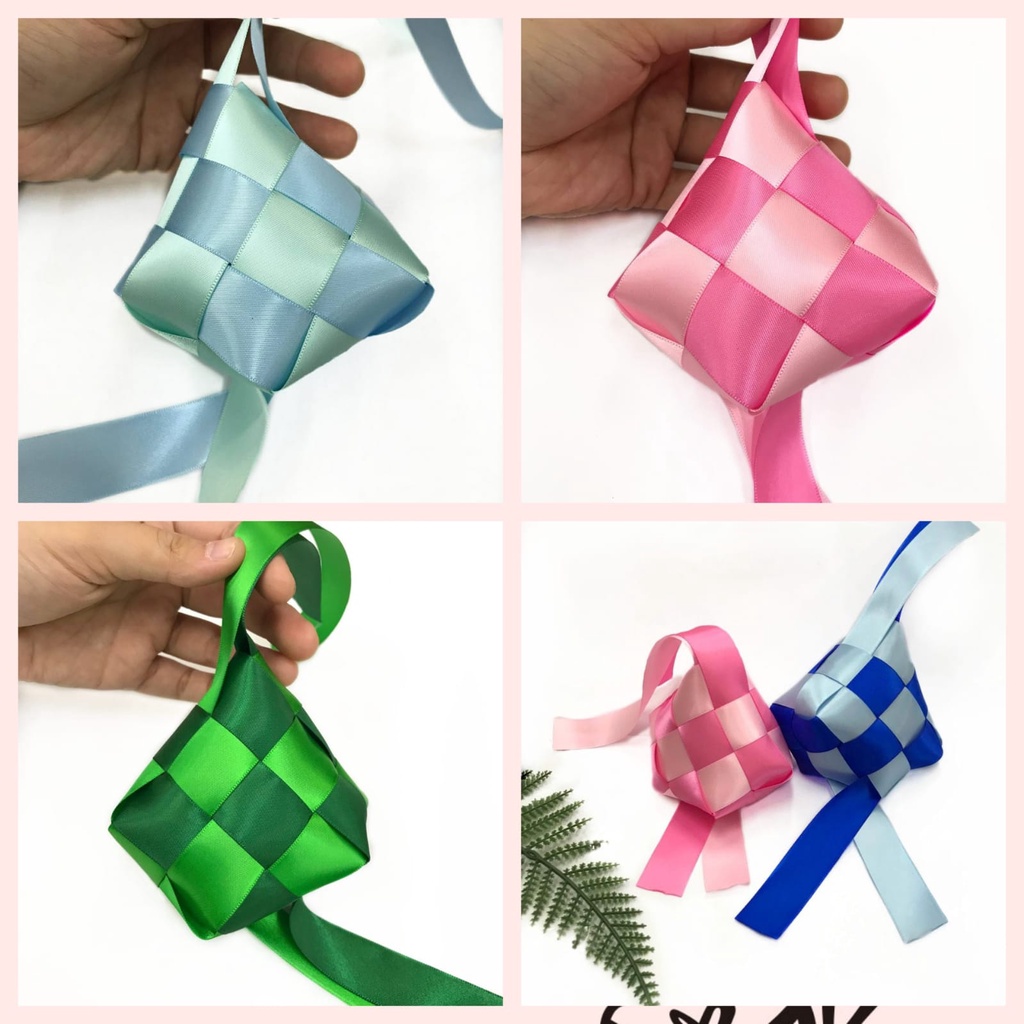 1 PC - KETUPAT PITA | HIASAN LEBARAN IDUL FITRI | KETUPAT IDUL FITRI | HIASAN HAMPERS IDUL FITRI