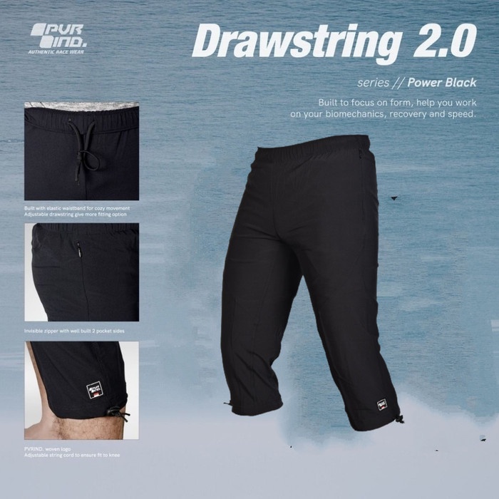 Celana 3/4 PVR DRAWSTRING - Cycling pants gowes - Celana sepeda