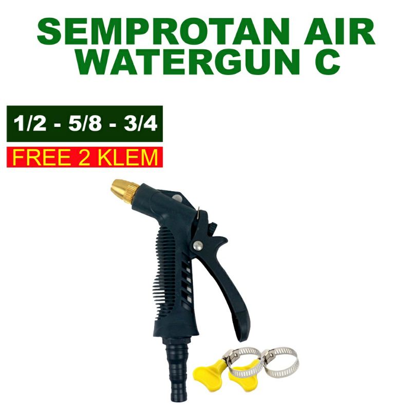 Premium Alat semprotan air kepala penyemprot selang kran air spray watergun